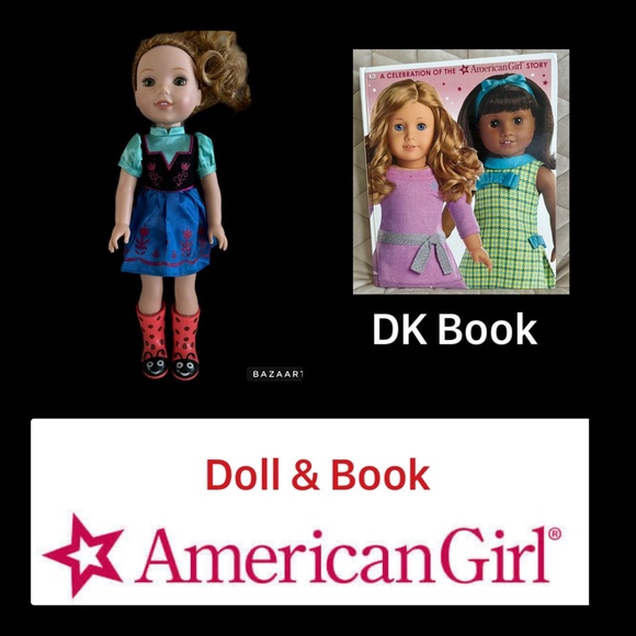 American Girl Doll & DK Book - Picture 1 of 9